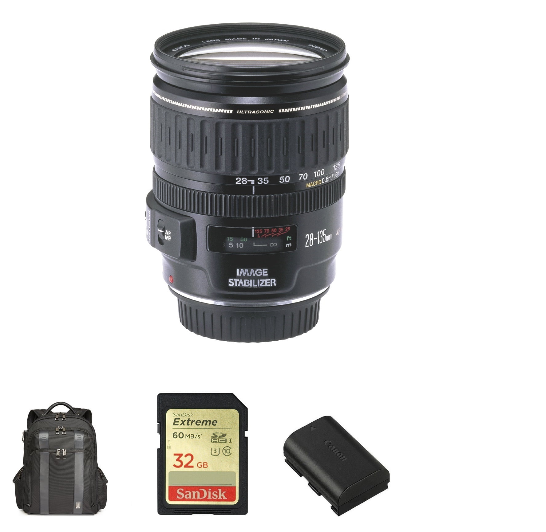 Canon EF 28-135mm f/3.5-5.6 IS USM Lens Lens with Additional