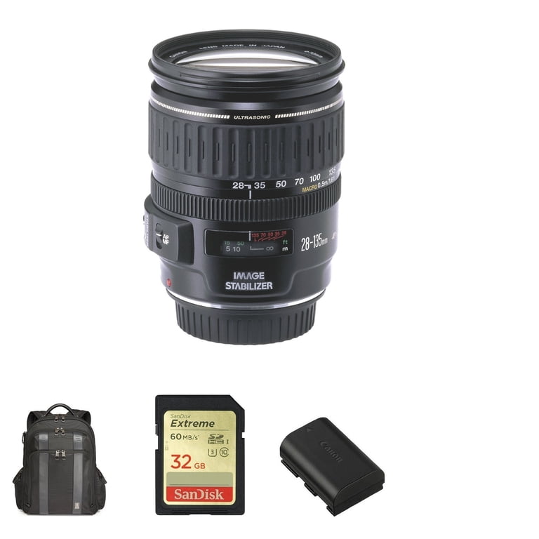 Canon EF 28-135mm f/3.5-5.6 IS USM Lens Lens with Additional