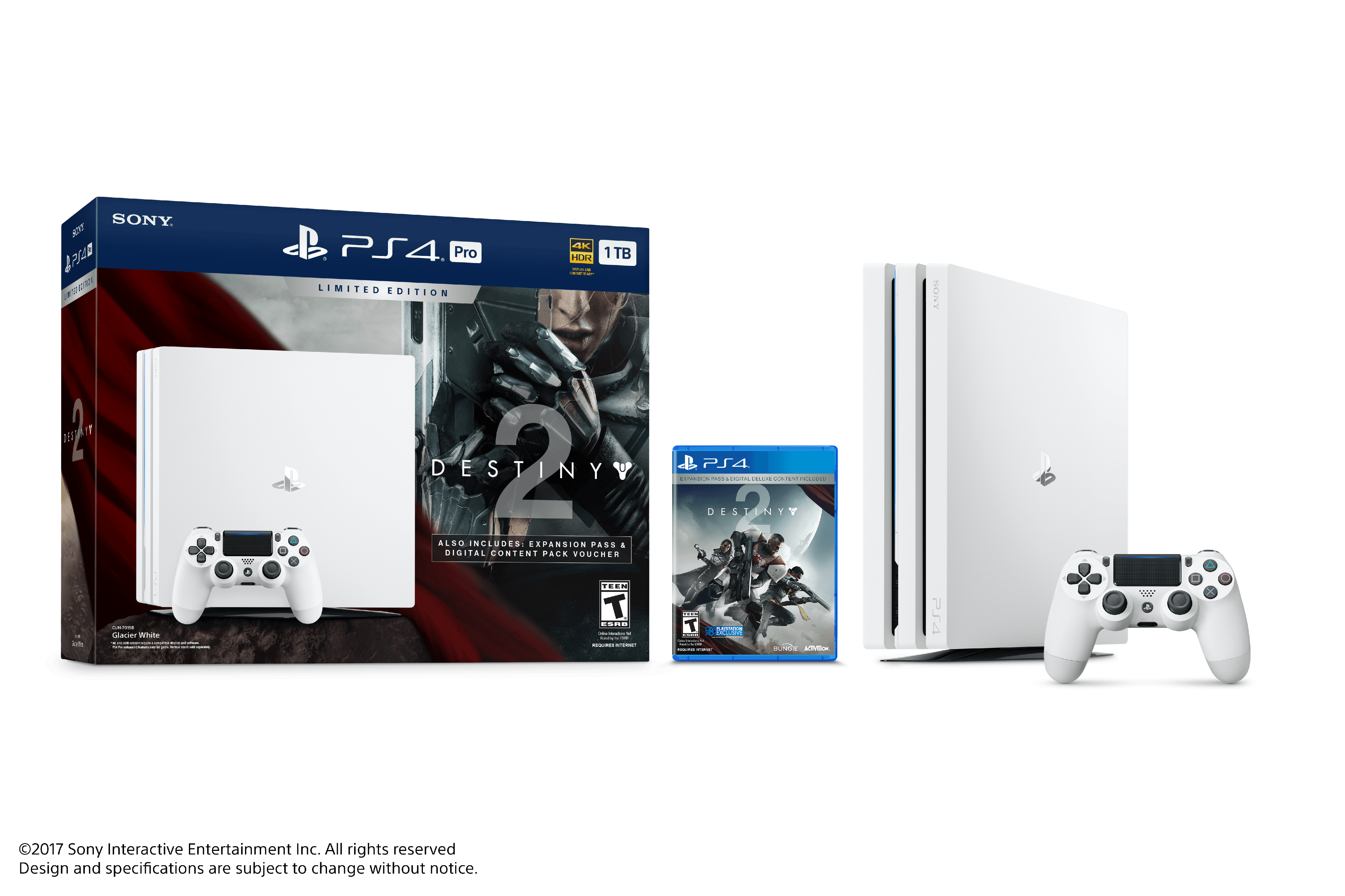 auction Accusation Ventilate Sony PlayStation 4 Pro 1TB Limited Edition Destiny 2 Bundle, White, 3002210  - Walmart.com