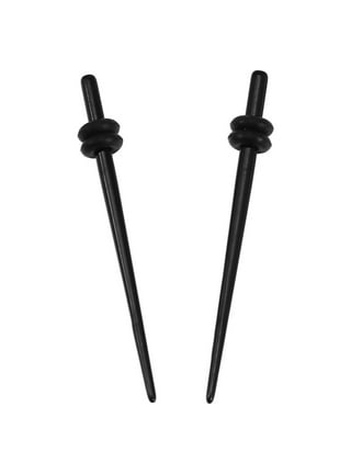 Mgaxyff 8 Types Fashionable Acrylic Stretcher Ear Plug Taper Expander  O-Ring Stretching Kit, Ear Stretching Kit, Ear Taper Kit 