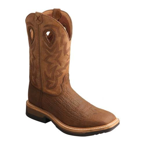 Twisted X - Men's Twisted X MLCWW05 Lite Weight Cowboy Work Boot ...