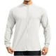 thumbnail image 2 of pstuiky camisetas de manga larga para hombre, Camisa/top de manga larga con solapa y manga larga de terciopelo holgado y lavado informal para hombre camisetas de hombre m, 2 of 3