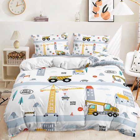 Hosima 3 Piece 3D Digital Printed Duvet Cover Full Size Bedroom Decorative Bedding Set,DEL59-King