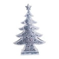 thumbnail image 1 of Celebrations 9738766 Silver Home Tabletop Tree Christmas Decoration - Pack of 2, 1 of 1