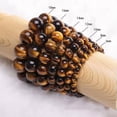 thumbnail image 2 of RSAMD Fashion Tiger Eye Bracelets Men 5A 10mm Nature Beads Bracelets for Women Natural-6mm TigerEye, 2 of 9