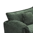 thumbnail image 4 of Gexpusm Sectional Sofa,L Shaped Couch with Chaise for Living Room Sleeper Set, 3 Seats with Chenille and Double Layer Cushions,Green, 4 of 5