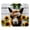 Multicolor 2, variant on PhooArto Comfortable Mouse Pad Wood Board Cow Sunflower Desktop Mousepad , 21 x 25 cm Mouse Mat, Non-Slip Rubber Base, Improves Speed and Precision