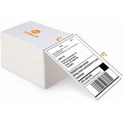 RONGTA 4" x 6" Direct Thermal Shipping Labels – 500 Fanfold Perforated Labels for Packages, Ultra-Strong Adhesive