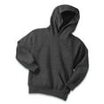 thumbnail image 5 of Port & Company Youth Core Fleece Pullover Hooded Sweatshirt-XL (Dark Heather Grey), 5 of 6