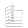 thumbnail image 2 of Unique Bargains Space Saving Non Slip Metal Pants Hangers 2 Pcs Gray, 2 of 6