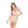 thumbnail image 5 of Women’s Shapewear Firm Control Tummy High Waist Lace Brief Cool Comfort, Beige, 3XL, 5 of 7