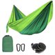 thumbnail image 1 of Outdoor Wood Hammock Portable Parachute Fabric Camping Hammock Beach Garden Backyard Hiking Hammock-Green, 1 of 5