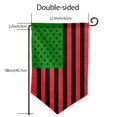 thumbnail image 3 of Garden Flag America Flag - Red Black And Green Double Sided Small Yard Holiday Garden Flag for Outside Decor 12.5x18 Inch Sharp Corner, 3 of 7