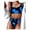 Blue, variant on VerPetridure Womens Bikini Sets High Waisted Two Piece Swimsuits Tummy Control Cow Print Bathing Suits for Women Push Up Brazilian Swimwear Beachwear Swimsuit