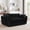 Black, variant on 65'' Convertible Large Size Sofa Bed, 3-in-1 Pull Out Couch, Modern Velvet Double Sofa with Adjustable Backrest, Storage Bag and Pillow for Living Room, Dorm, Apartment