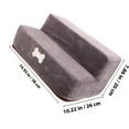 thumbnail image 2 of CTIRCHIU Safe Light Grey Pet Ramp Ladder for Dogs with Convenient Climbing Steps and Non Slip Feature, 2 of 8