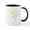 White/Black Inside, variant on CafePress - Peep, The Little Chick Mug - 11 oz Ceramic Mug - Novelty Coffee Tea Cup