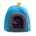 thumbnail image 2 of Cute Guinea Bed Hamster House Cloth Sack Sleeping Bag for Squirrel Blue, 2 of 8