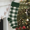 thumbnail image 4 of XWSHYW Decoraciones Navideñas Bolsas de Regalo Navideñas de Lana para Decoración de Pared, Colgantes de Decoración Navideña, Bolsas de Dulces Tejidos, Calcetines de Celosía, 4 of 5