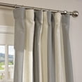 thumbnail image 3 of Del Mar Grey Striped Linen Blend Sheer Curtain (1 Panel), Del Mar Grey, 50W X 120L, 3 of 7
