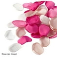 thumbnail image 4 of Pétalos de Rosa de seda artificiales Yuarrent 400 pack/lote color rojo, 4 of 6