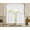 white, variant on Serafina Home Textured Sequin Jacquard Kitchen Tier & Valance Set | Small Window Curtain for Cafe, Bath, Laundry, Bedroom, Grey