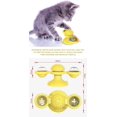 thumbnail image 3 of Spinning Pinwheel Teasing Scratchlin Ticklin Juguete interactivo para gatos Rojo Verde, 3 of 5