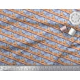 thumbnail image 3 of Soimoi Rayon Fabric Spider Web & Pumpkin Halloween Print Sewing Fabric Yard 56 Inch Wide, 3 of 3