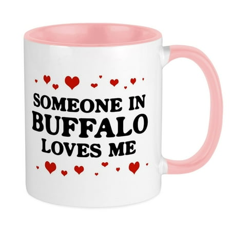 

CafePress - Loves Me In Buffalo Mug - Ceramic Coffee Tea Novelty Mug Cup 11 oz