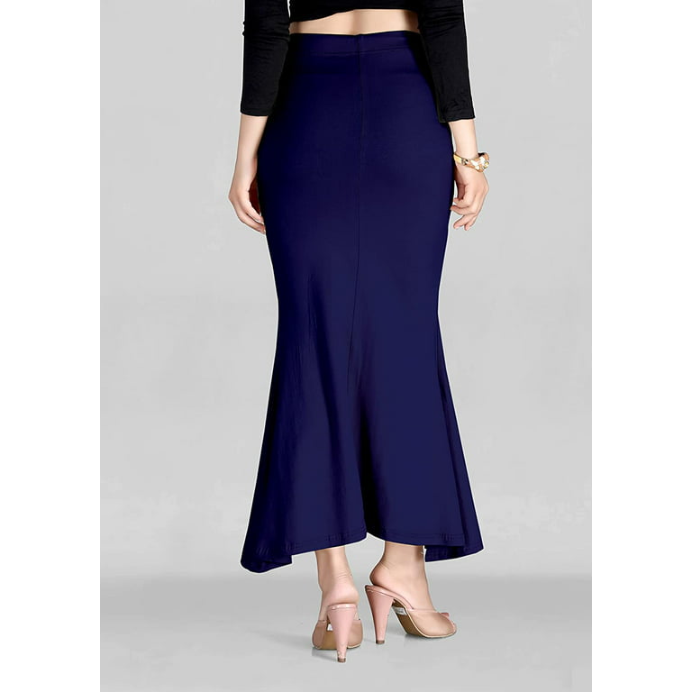 eloria Black Cotton Blended Shape Wear for Saree Petticoat Skirts for Women  Flare Saree Shapewear 