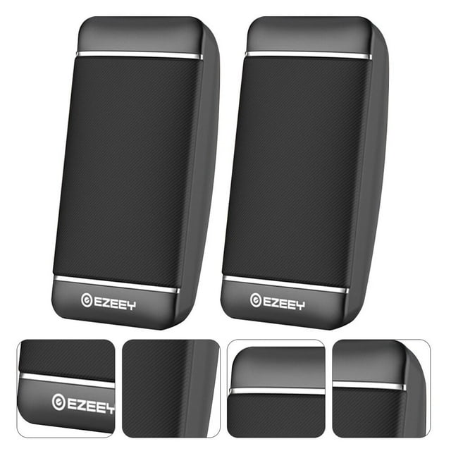 HLONK USB Computer Speaker for Home Use Black Plastic with Excellent Sound Quality and Scientific Design