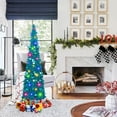 thumbnail image 2 of Fall Tree Home Decor Pop Up Tree with Lights & Timer & Modes Collapsible Tinsel Pencil Tree for Autumn Harvest Porch Thanksgiving Party Decorations Maple Leaves, 2 of 6