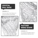 thumbnail image 3 of unbranded Base Para Bola De Cristal De Resina Con En Alas Plateadas Soporte Decorativo Para Hogar, 3 of 6