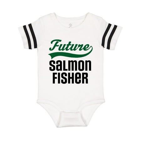 

Inktastic Fishing Future Salmon Fisher Gift Baby Boy or Baby Girl Bodysuit