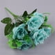 thumbnail image 2 of Ramas de flores, tallos de flores artificiales, decoración del hogar, centro de mesa con camino de mesa, flores artificiales realistas, material duradero y sin mantenimiento, decoración para bodas, 2 of 5