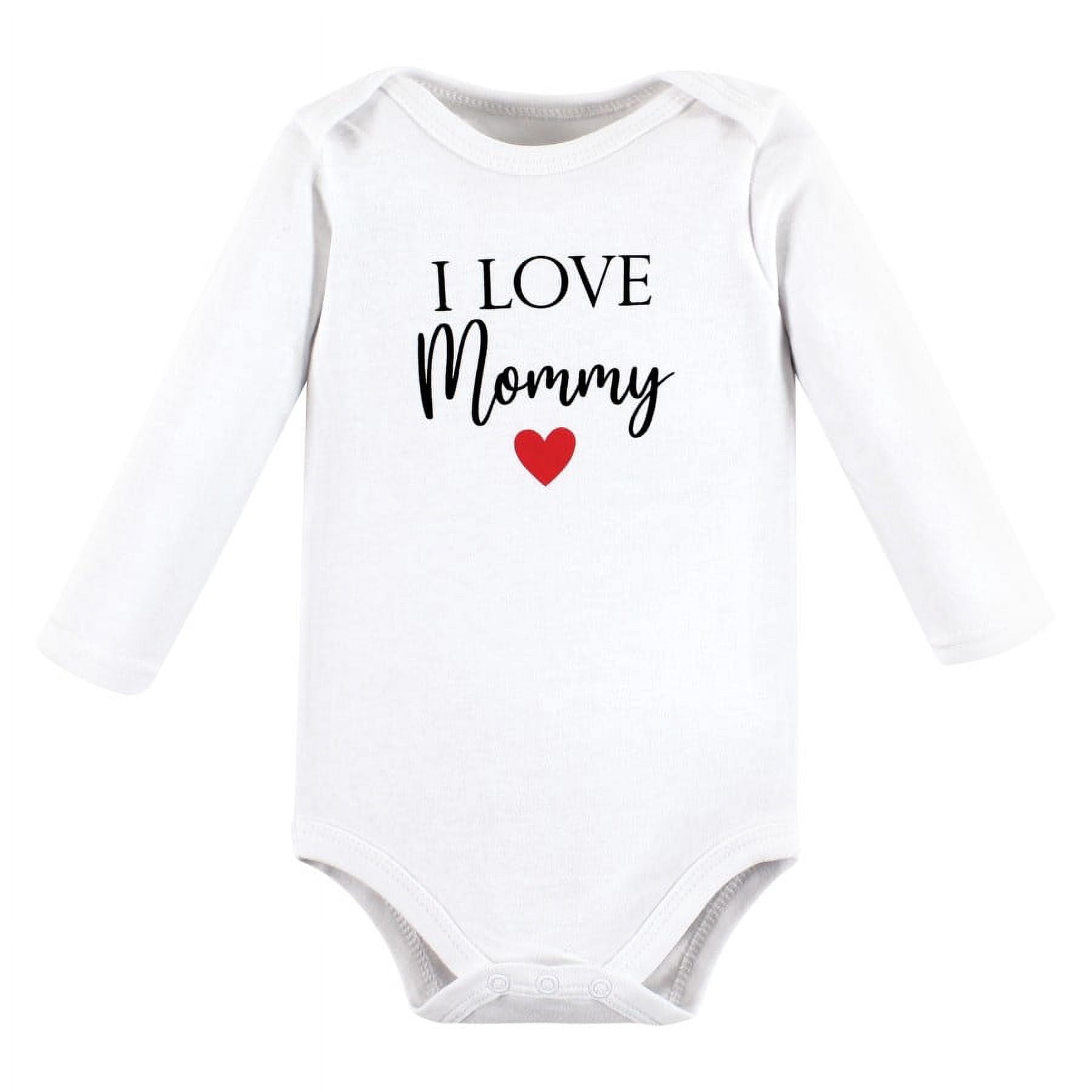 Hudson Baby Cotton Long-Sleeve Bodysuits, 3-Pack, Newborn- 24 Months