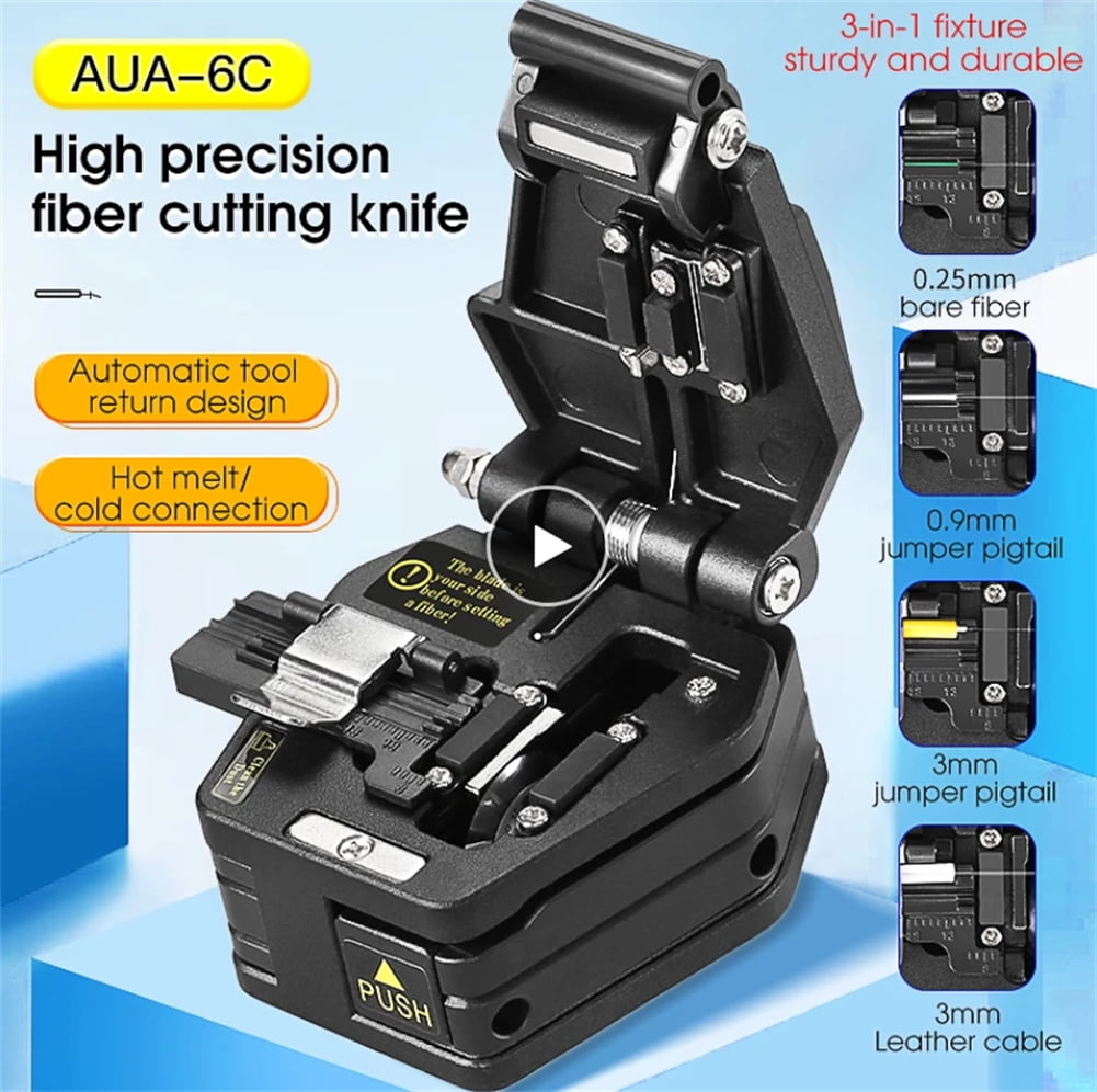 High Precision Fiber Optic Cutter FTTH Hot Melt Cold Connection Fiber