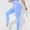 Blue, variant on TMOYZQ Leggings for Women Comfy 4-Way Stretch High Compression Yoga Pants Quick Dry Butt Lift Seamless Yoga Leggings for Gym Athletic Wrokout on Clearance