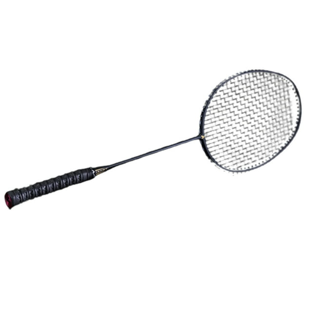 CAROOTU Graphite Single Badminton Racquet Professional Carbon Fiber Badminton Racket with Carrying Bag