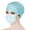 Blue, variant on Dadaria Turbans for Women Head Wraps Women With Buttons Hat Cancer Chemo Hat Beanie Wrap Cap White,Women