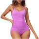 thumbnail image 2 of Body moldeador de cintura alta para mujer, con tirantes ajustables, talla grande, ajustado, moldeador de cadera, de nailon, 2 of 5