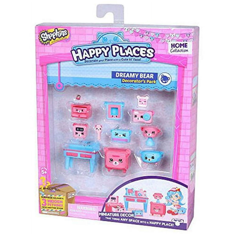 Shopkins Happy Places Decorator Pack, Bear Bedroom - Walmart.com