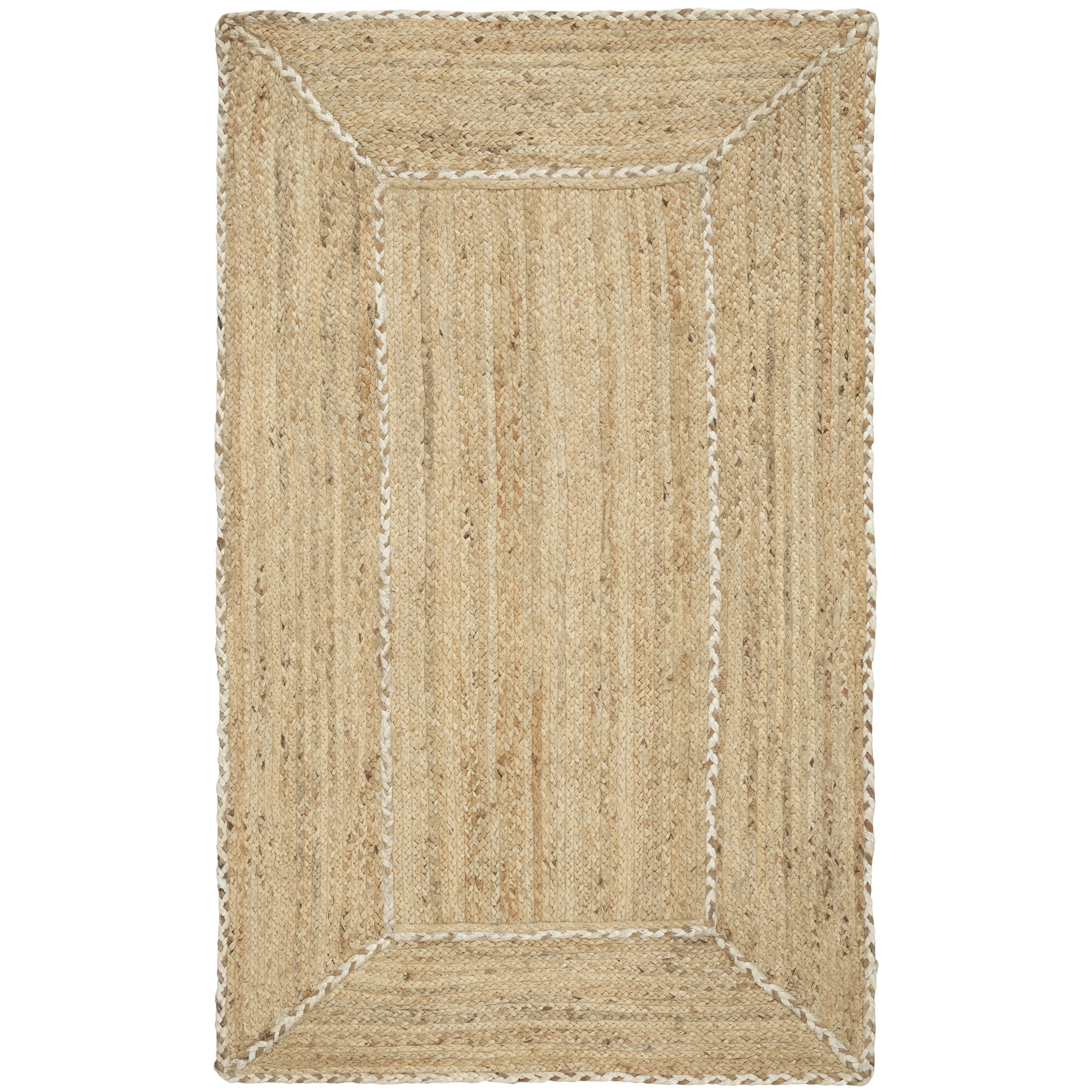 Nourison Terrazzo Jute 3' x 5' Natural Farmhouse Indoor Rug