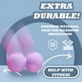 thumbnail image 6 of BESTSKY Massage Ball,4.7"*2.4"*2.4" Therapy Ball,Sweatproof Massage Ball For Back,Purple, 6 of 7