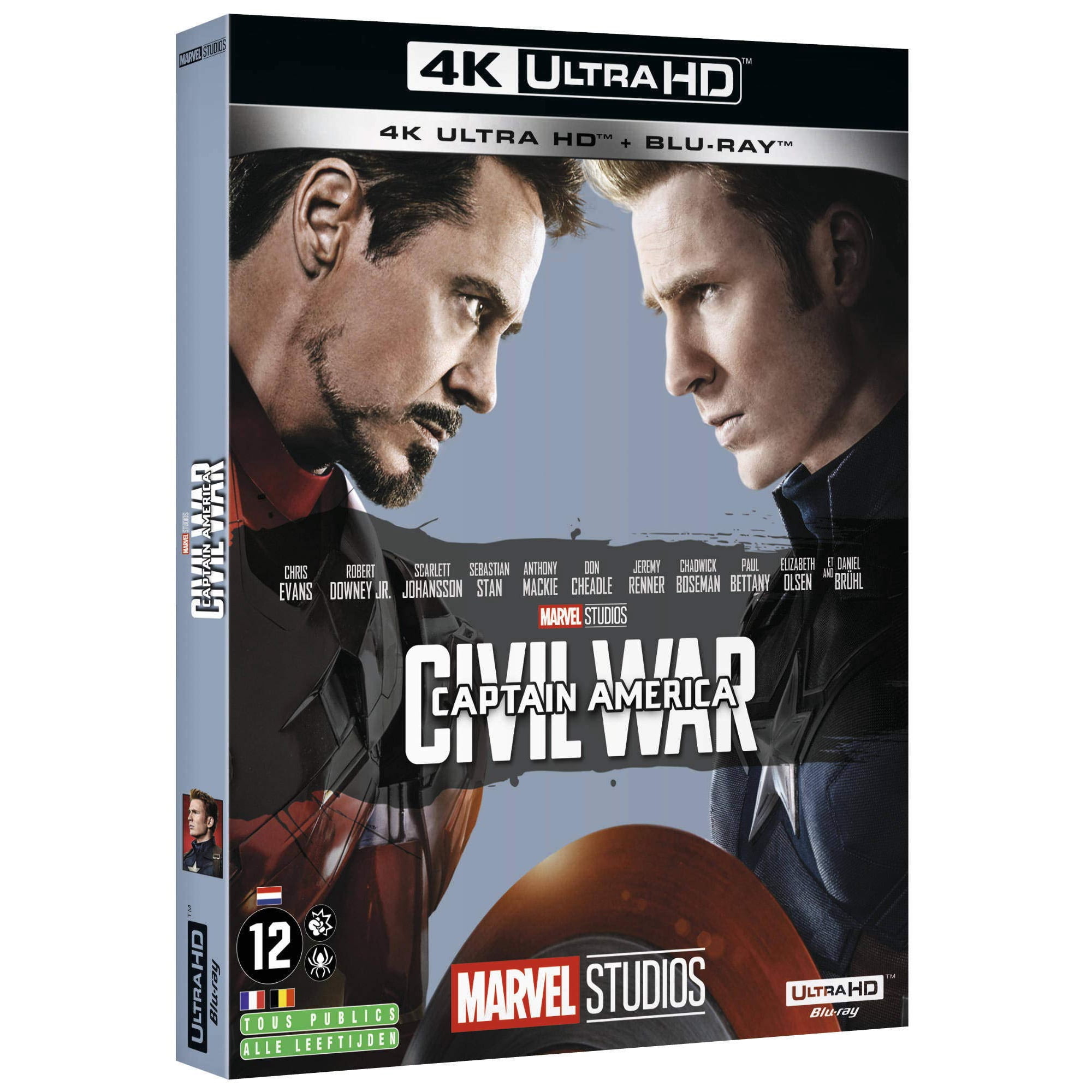 Captain America : Civil War (4K Ultra HD) Chris Evans Joe Russo Anthony Russo Robert Jr. Downey