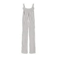 thumbnail image 6 of Fashion Jumpsuits for Women Tummy Control Summer Plus Size Stripe Print Casual Sleeveless Suspender Jumpsuit, 6 of 6