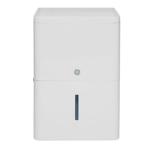 GE® 25 Pint Portable Dehumidifier, Covers up to 400 sq. ft., with Smart Dry for Damp Spaces