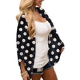 thumbnail image 1 of Blusas tipo cárdigan, cárdigan con estampado floral, cárdigan con estampado 3/4, cárdigan holgado, probado profesionalmente, 1 of 7
