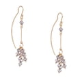 thumbnail image 1 of Aretes Violador con Genuine Czech Crystal By Preciosa Aleación con Oro 18k Jands Joyeria y Moda JA-065-V 01 VA, 1 of 3