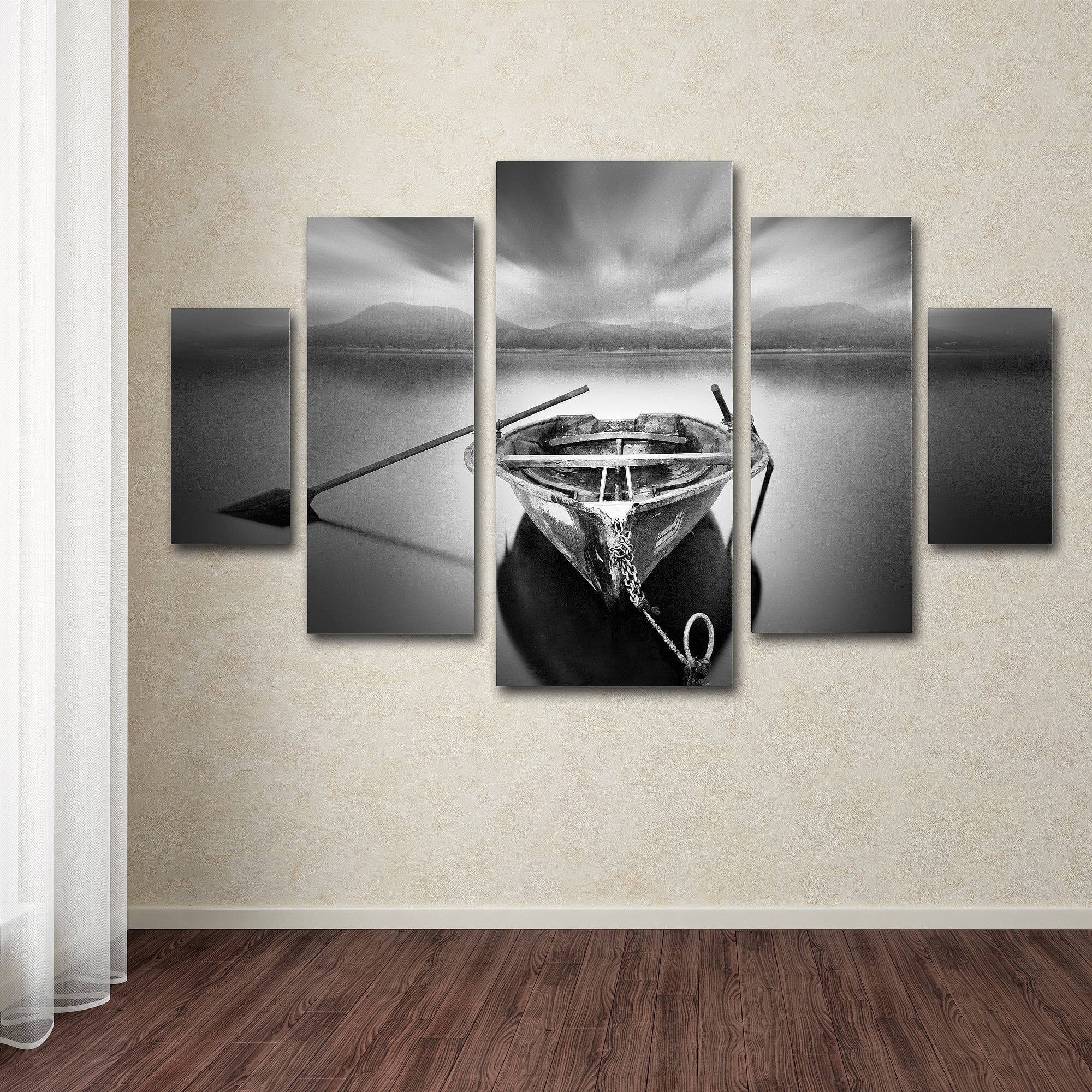 Trademark Fine Art "Ready" Canvas Art by Moises Levy 5-Panel Set